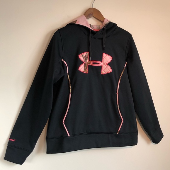 Under Armour Black 1247106 Storm Caliber Hoodie, M - Picture 8 of 15